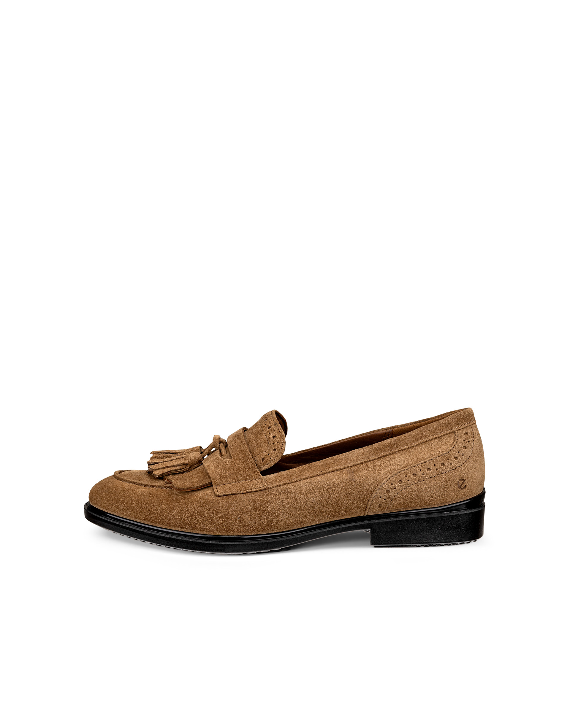 Women's ECCO® DRESS CLASSIC 15 Suede Loafer | Brown | ECCO (US)