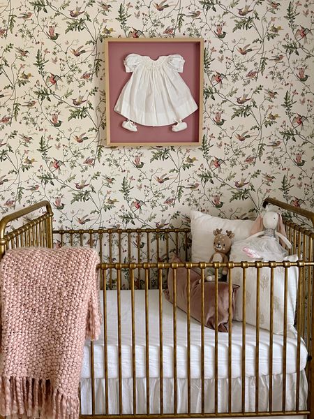 obsessed with this crib and even more obsessed with my dress I wore as a little girl that’s now hanging in her room 💘

#LTKkids #LTKbaby