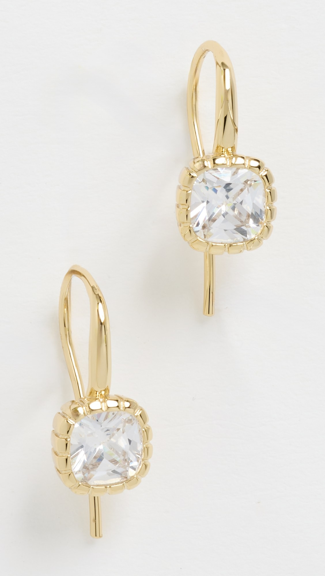 The Classique Cushion Hook Earrings | Shopbop