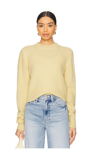 Sara Pullover in Soft Yellow | Revolve Clothing (Global)