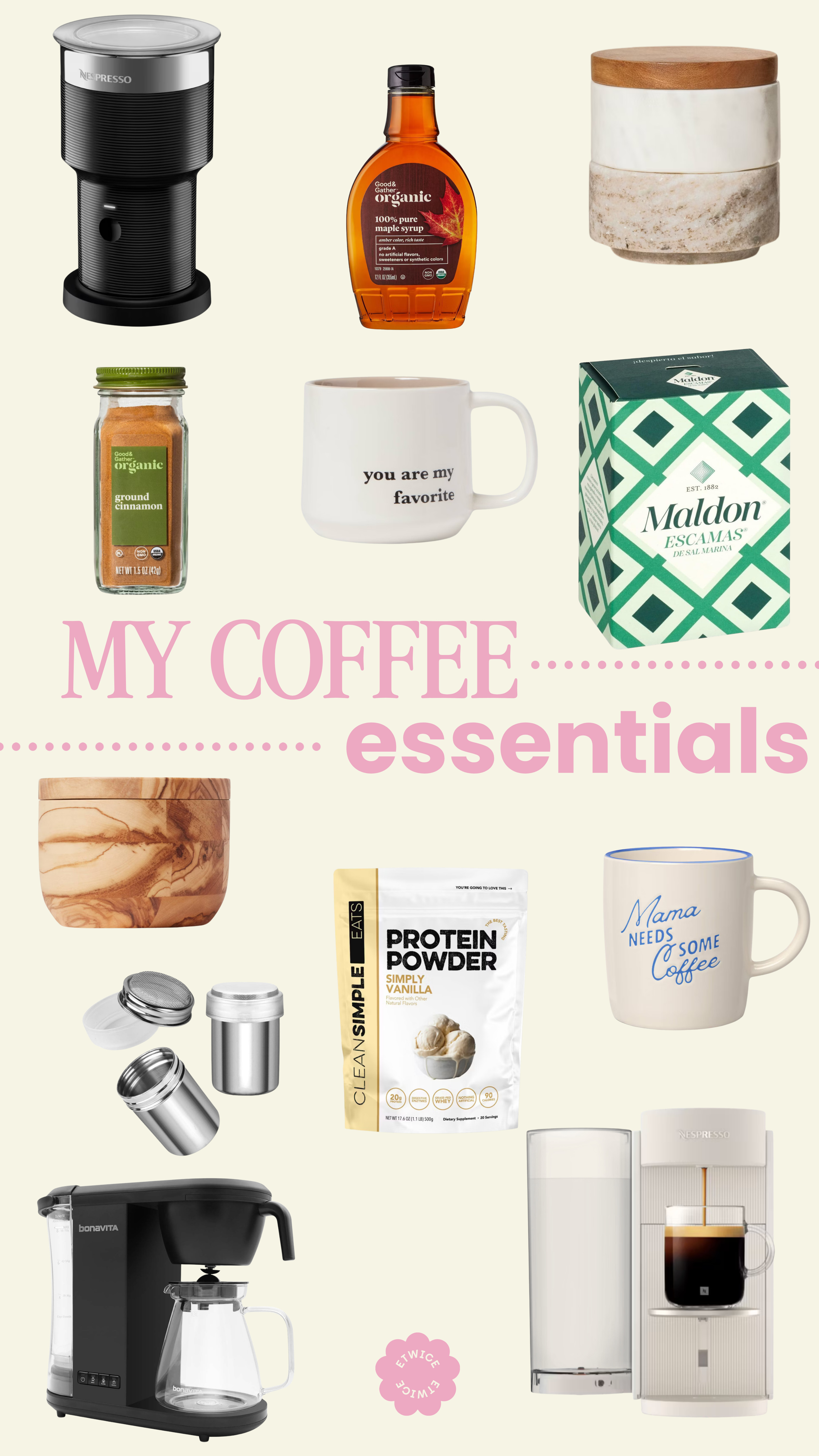 For the coffee lovers ☕️🤎 These are the coffee essentials I reach for to make my favorite drinks at home, from everyday must haves to the little extras that make my morning cup feel a little more special! 

 #LTKmomlife #LTKmorningroutine #LTKHome
