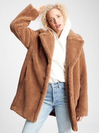 Oversized Teddy Coat | Gap Factory