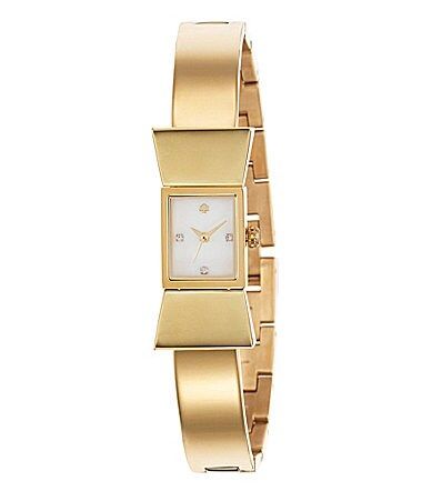 kate spade new york Gold Carlyle Bangle Watch | Dillards Inc.