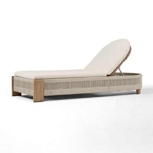 Porto Outdoor Chaise Lounge | West Elm (US)