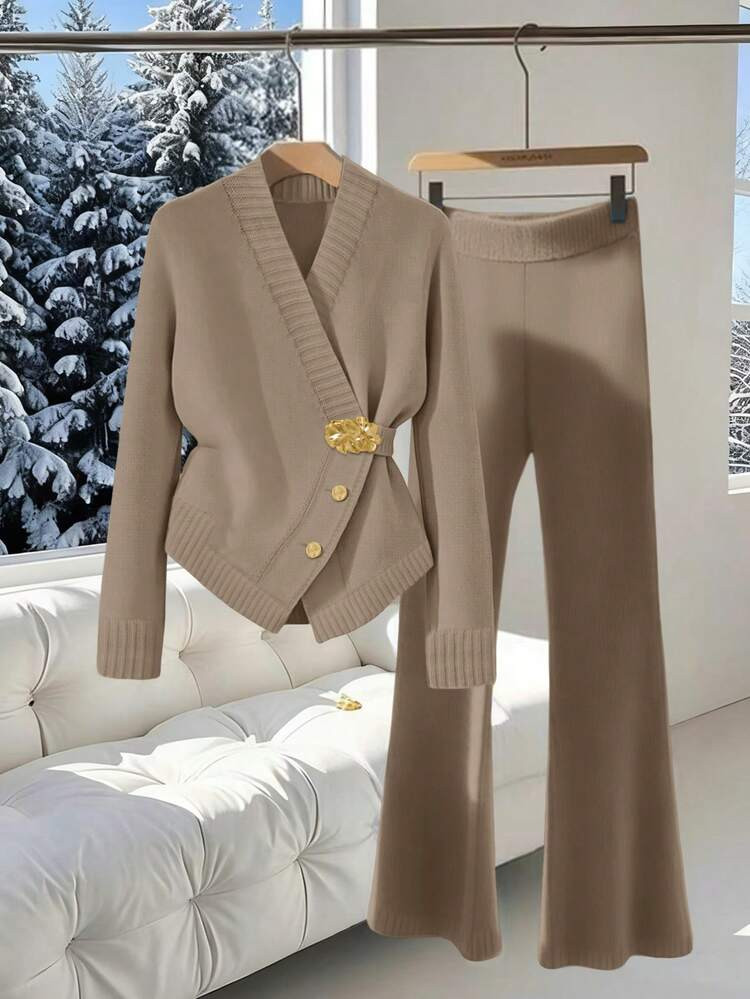 Simple  commuter two piece set | SHEIN
