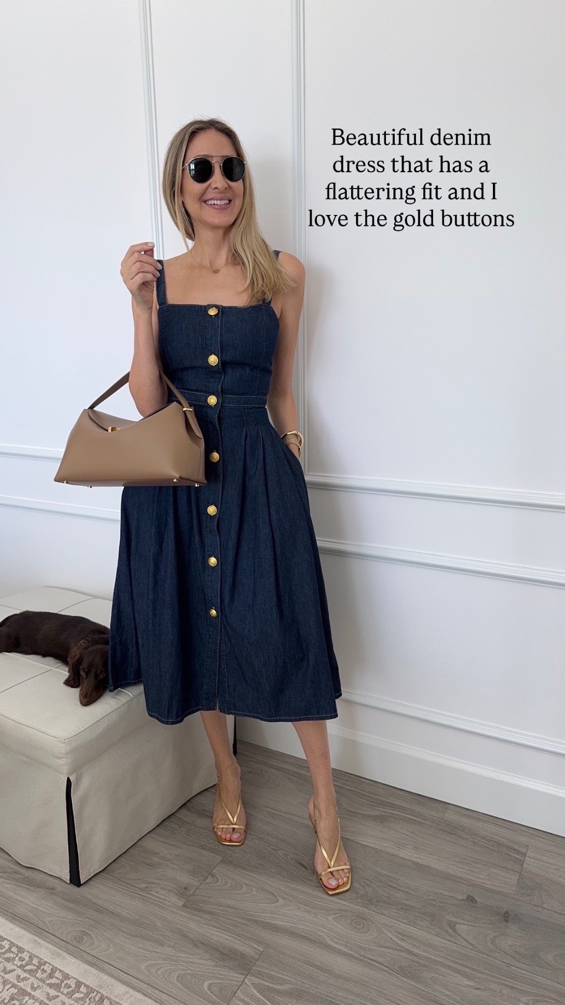 Beautiful and flattering denim dress,It’s perfect for fall, love the gold details and the fitting is perfect, I’m wearing a size small.




#LTKU #LTKStyleTip #LTKSeasonal