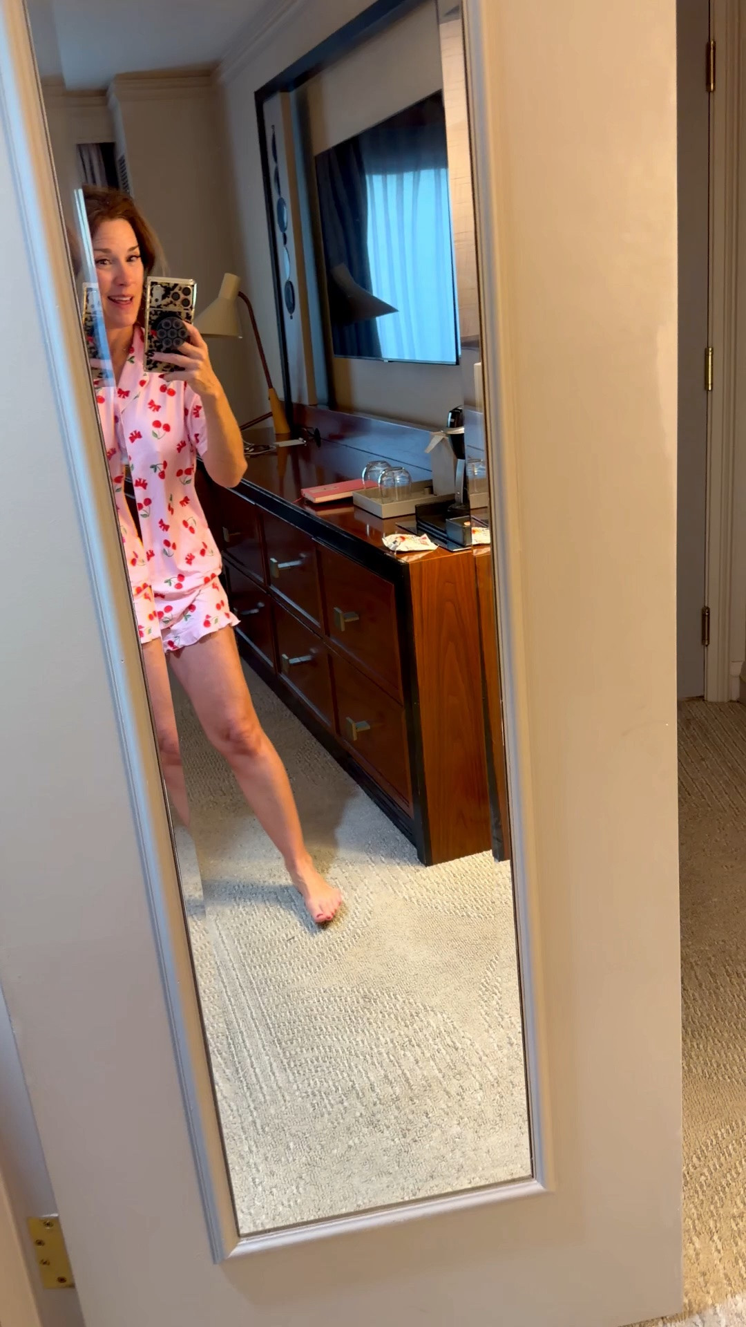 🍒 cutest PJ set! ￼
And they are on sale!!

#LTKmorningroutine #LTKOver40 #LTKSaleAlert