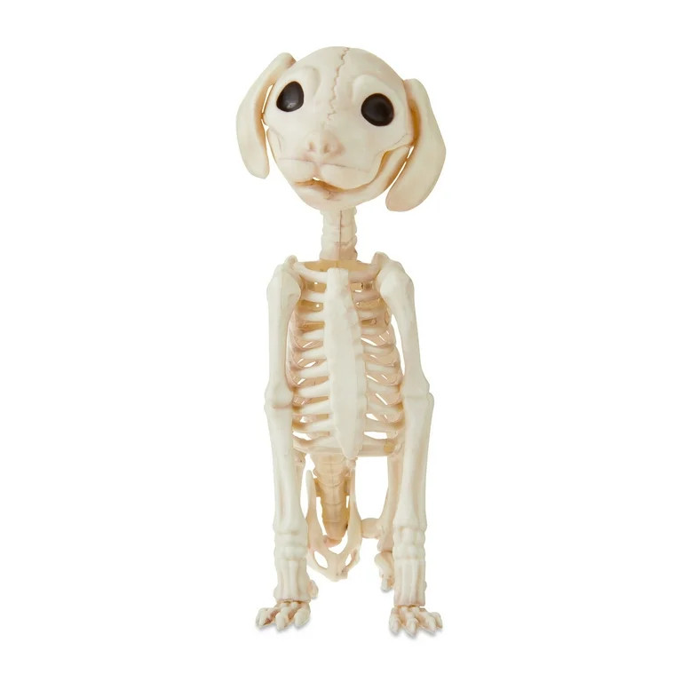 Halloween Faux Skeleton Small Precious Pup, Halloween Decoration, by Way To Celebrate | Walmart (US)