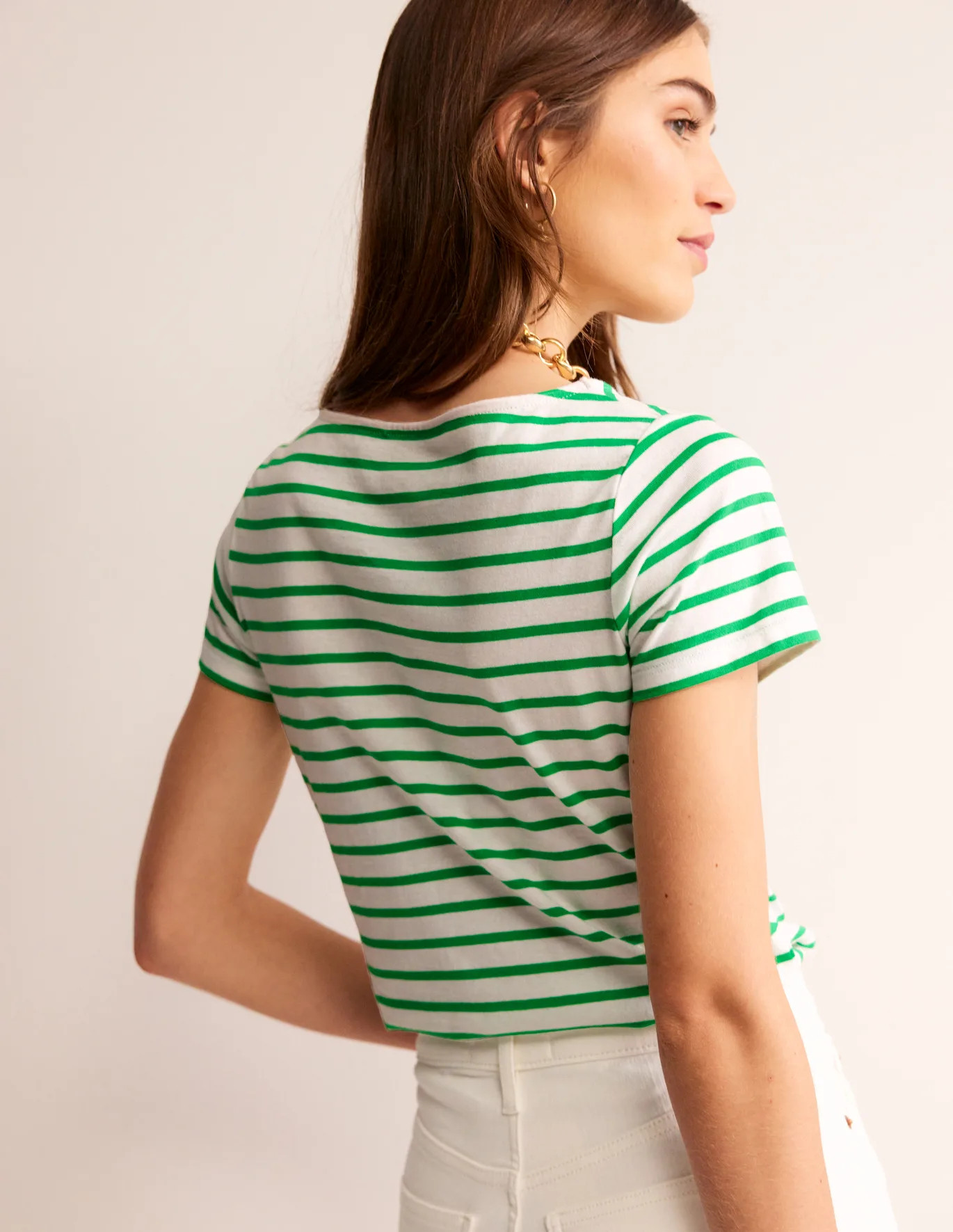 Ella Short Sleeve Breton | Boden UK