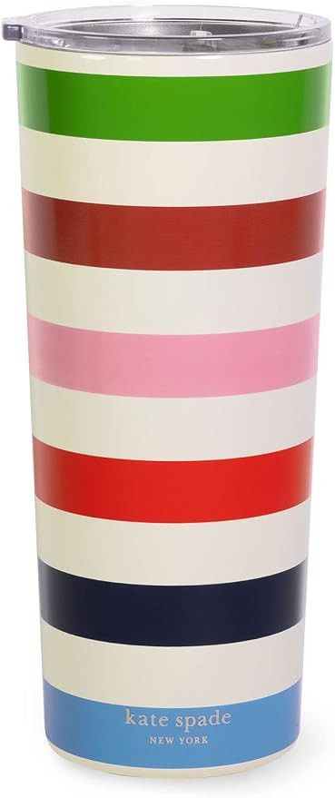 kate spade new york 24 oz Insulated Tumbler, Adventure Stripe | Amazon (US)