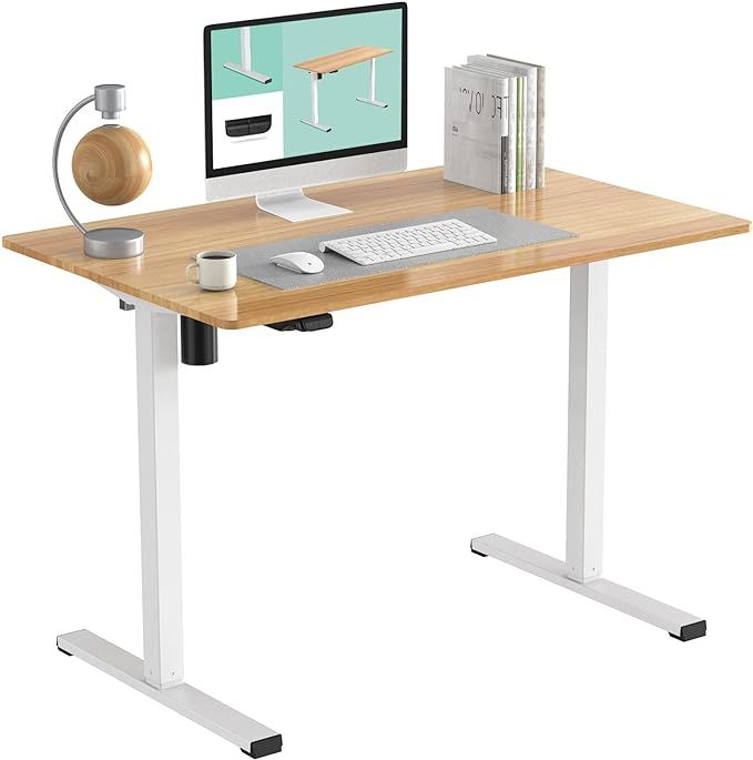 FLEXISPOT Standing Desk Whole-Piece Desktop 48 x 24 Inches Electric Height Adjustable Desk Stand ... | Amazon (US)