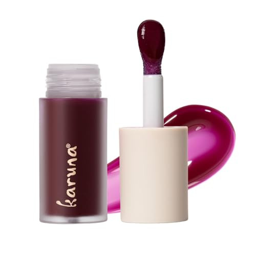 Karuna Skin - Tinted Lip Oil, Soothing & Moisturizing Lip Products with Peptides, Antioxidants, Hydrating Flattering Vegan Lip Tint, Grow, 4.8 mL/0.16 fl. oz | Amazon (US)