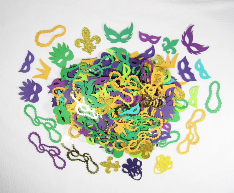 2oz Mardi Gras Day Party Confetti or Table Top Decoration - Etsy | Etsy (US)