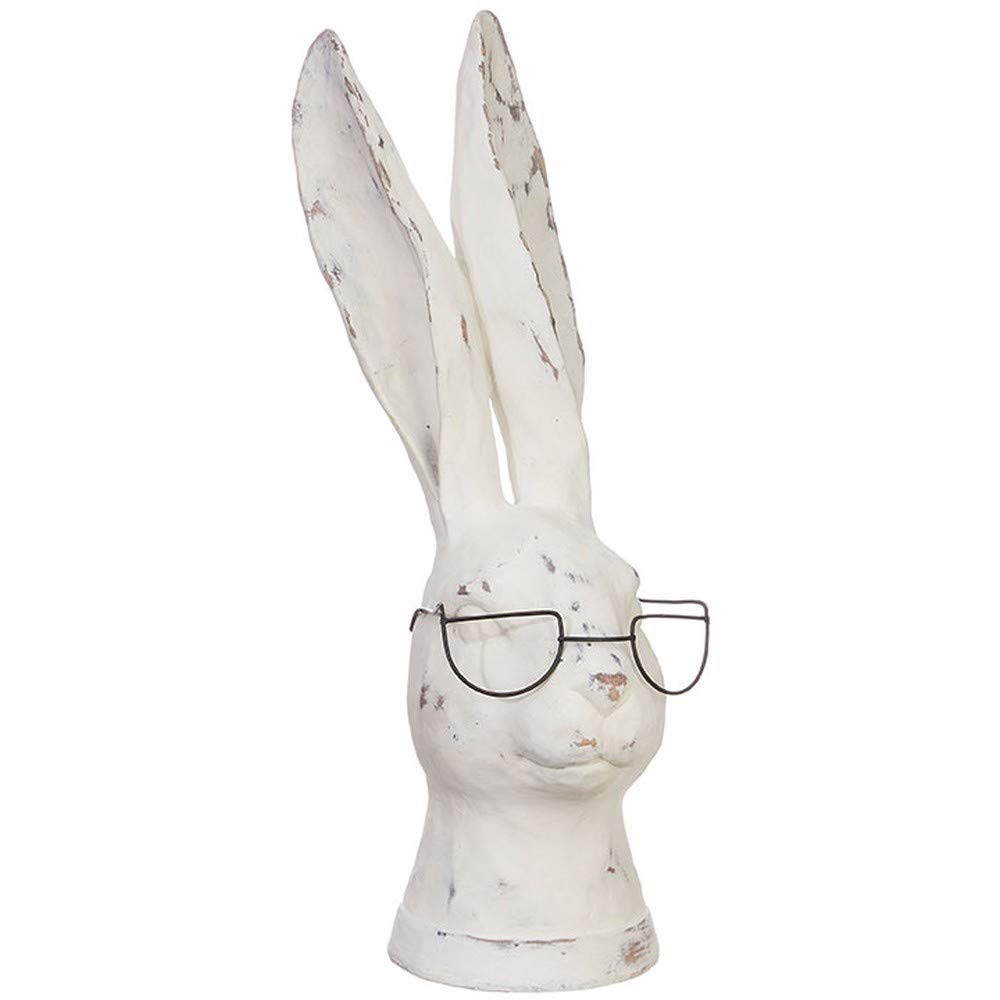 RAZ Imports 13.75" Rabbit with Glasses Figurine - Bunny Home Decor - Vintage Decor - Farmhouse De... | Amazon (US)
