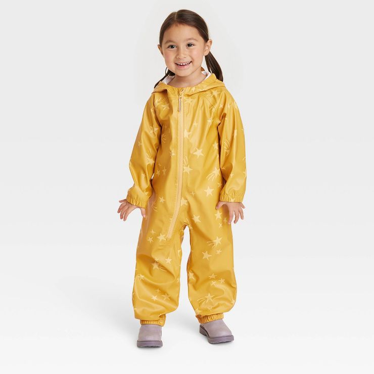 Toddler Stars Rainsuit - Cat & Jack™ Yellow | Target