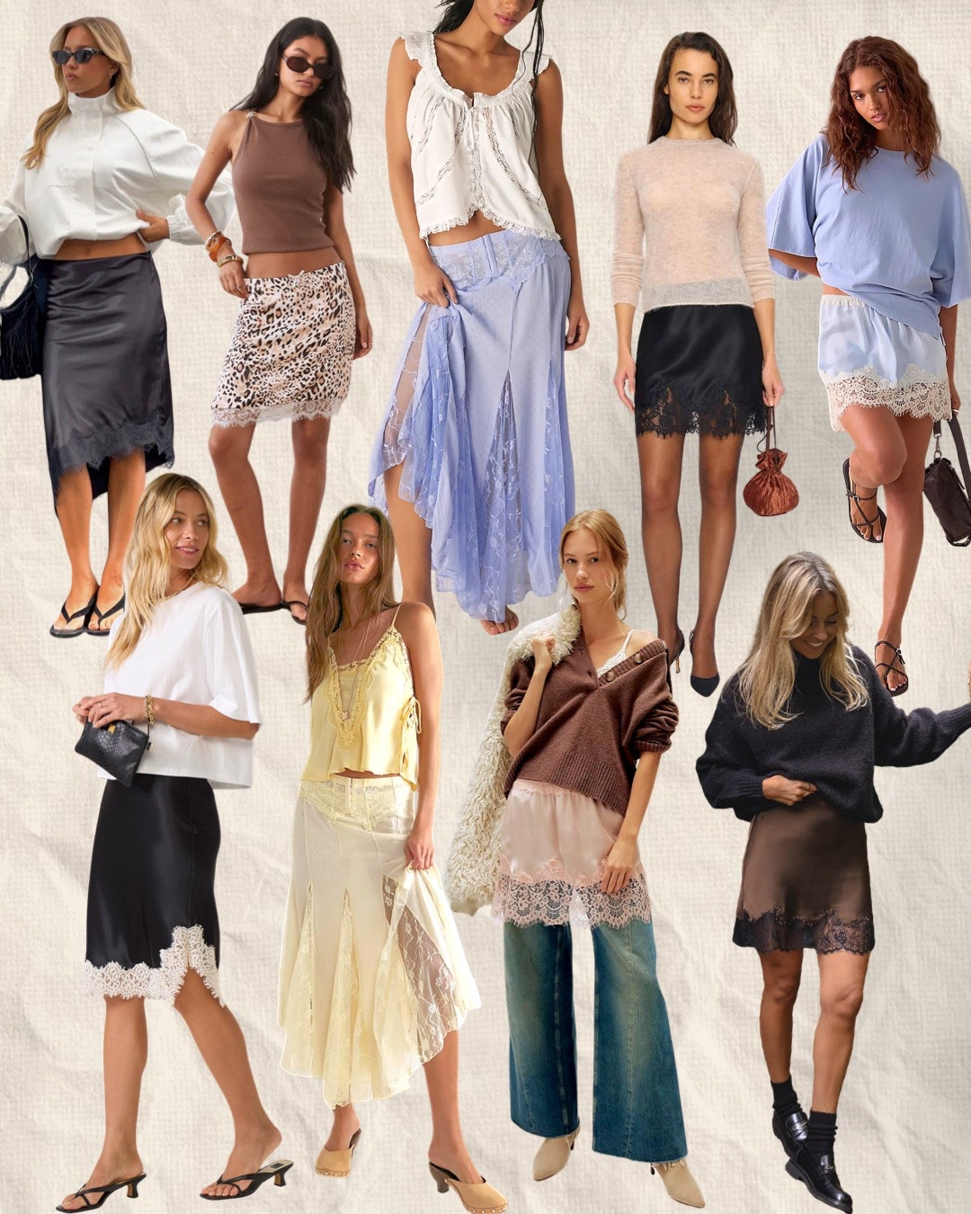 Romantic dressing is having a major moment, and lace-trim slip skirts and slip dresses are leading the trend. 🤍 I rounded up my favorite affordable styles that instantly make an outfit feel elevated, feminine, and effortlessly expensive. These are the pieces I’d actually wear on repeat this season.

#LTKootd #LTKSeasonal #LTKOver40