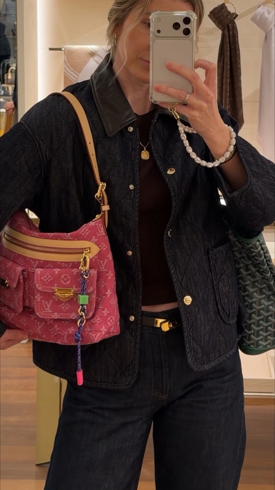 louis vuitton pink denim shopping day fit check and what do we think of the bag? shop or flop? 👀💕💕💕

#LTKbag #LTKspring #LTKstyletip