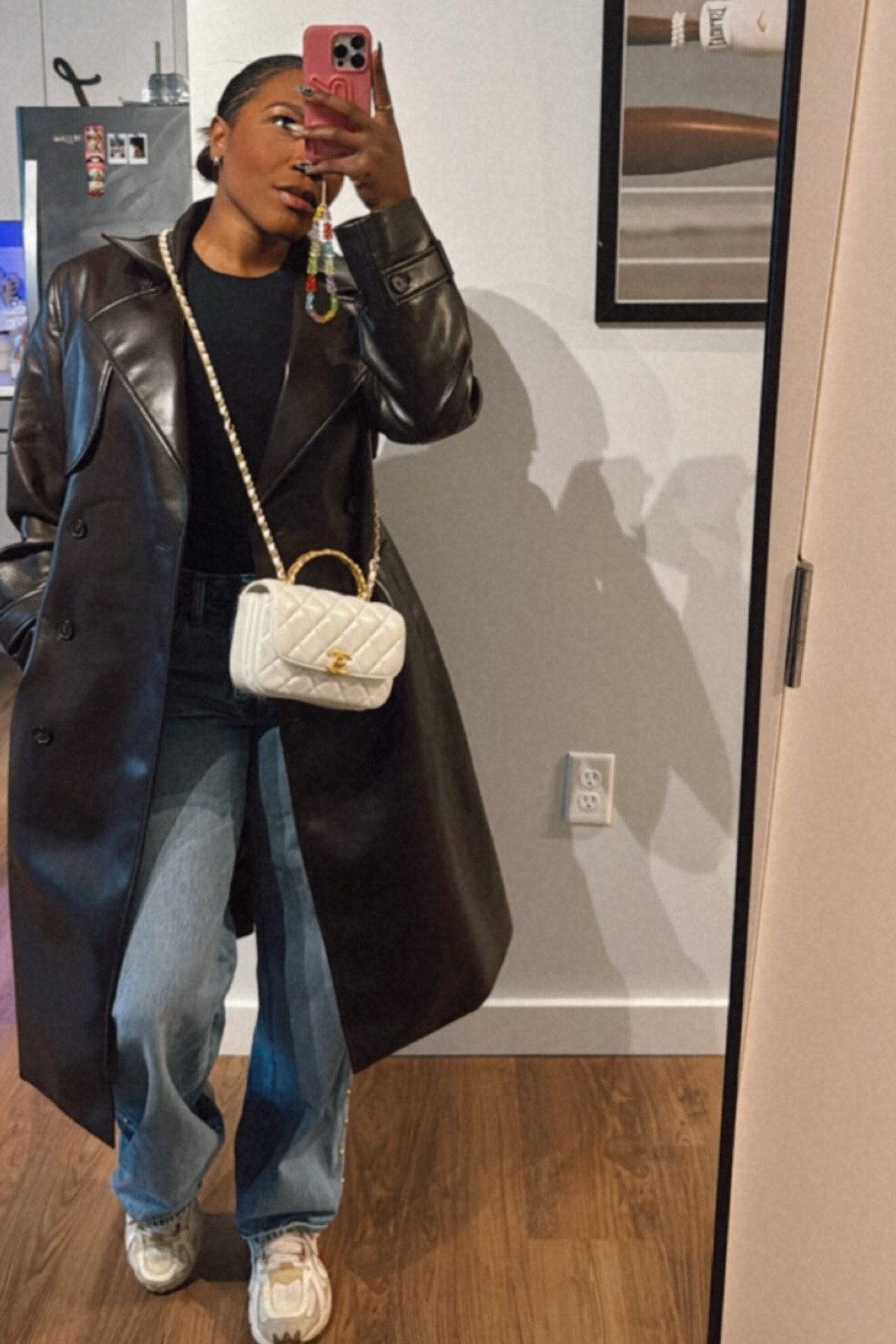 The Aritzia trench is actually a beautiful chocolate brown color and these jeans have the cutest gold studs on them!! Unfortunately, the sneakers are from an old Ivy Park/Adidas collab 

#LTKGiftGuide #LTKSeasonal #LTKHoliday