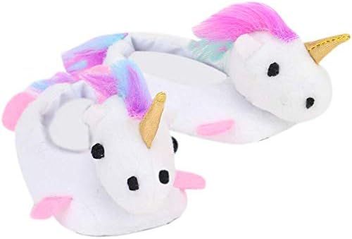 White Unicorn Slippers for 18 Inch Dolls | Rainbow Haired Unicorn Slippers for Dolls | Amazon (US)