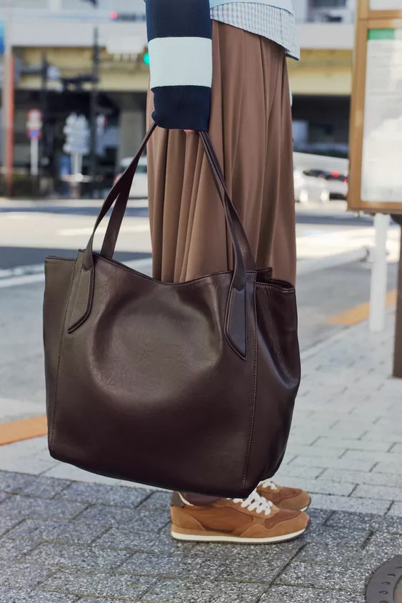 MAXI SHOPPER BAG WITH HANDLE DETAIL | Zara AU