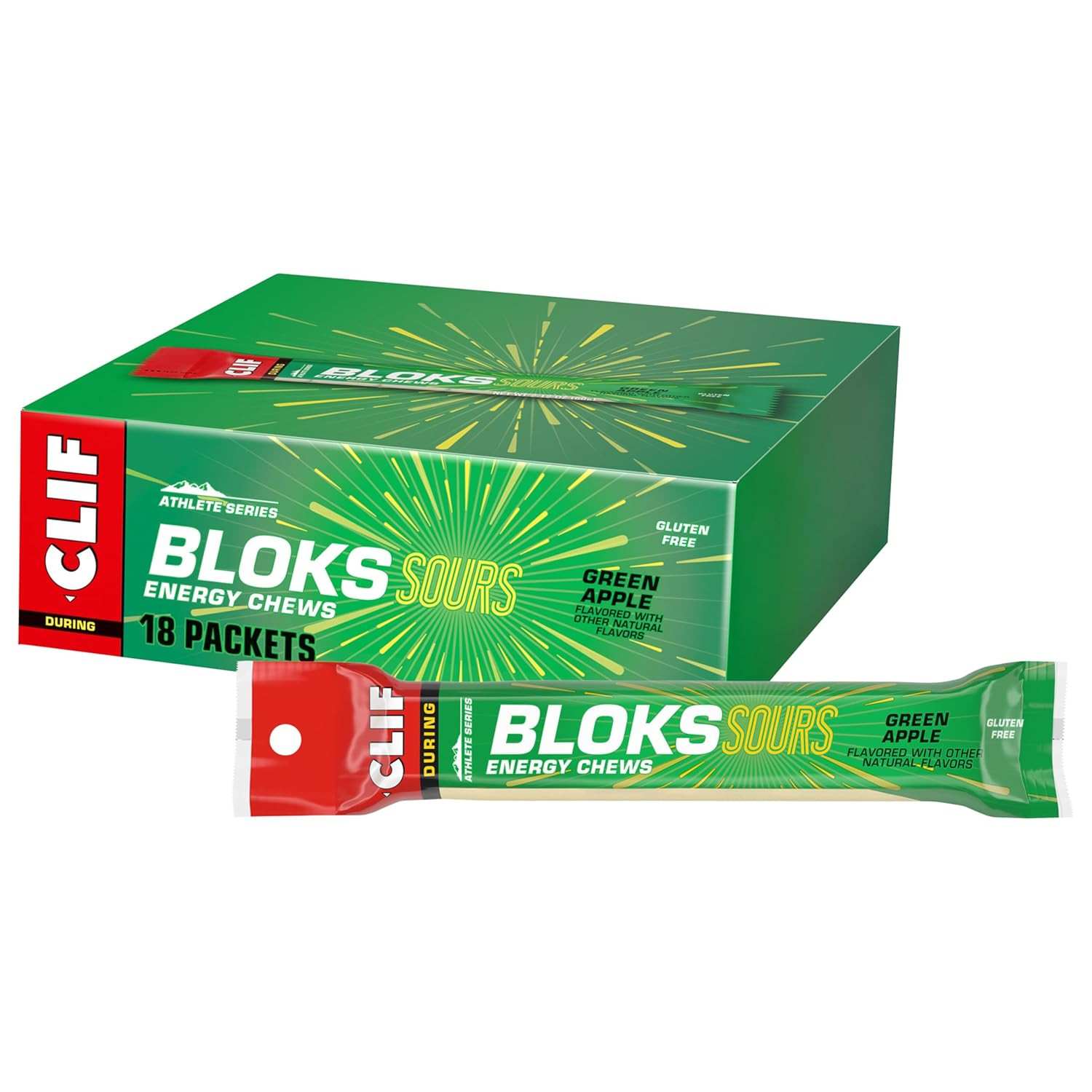 Clif Bloks Sours - Green Apple Flavor - Energy Chews - Non-GMO - Plant Based - Fast Fuel for Cycl... | Amazon (US)