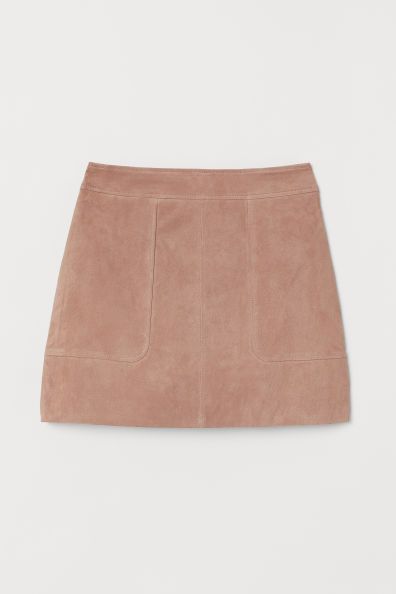 Short Suede Skirt | H&M (US + CA)
