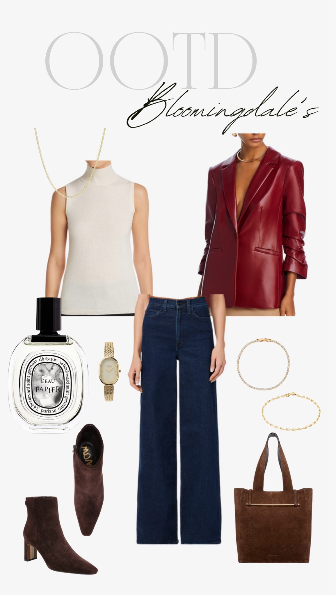 In love with this chic & sophisticated OOTD styled entirely from Bloomies. L’eau papier is my current scent obsession!