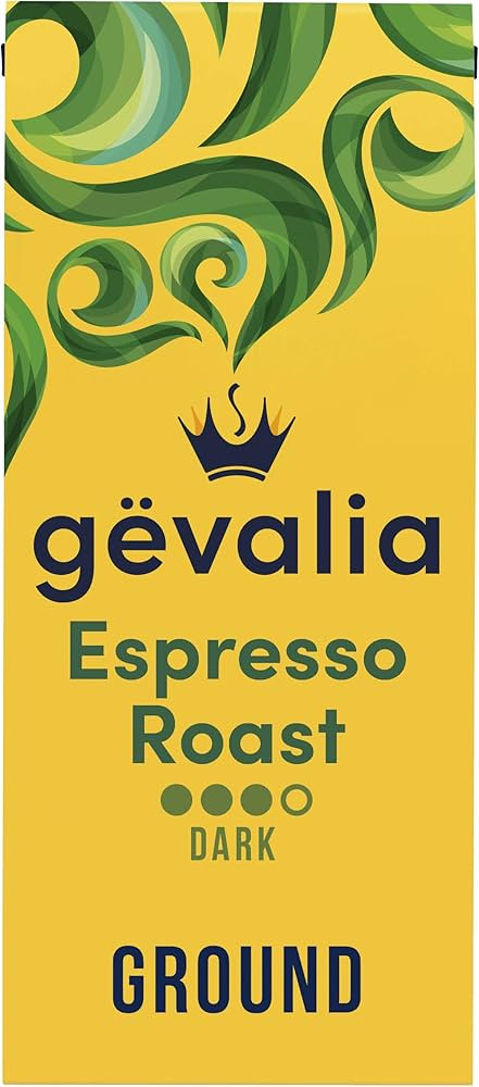 Gevalia Espresso Dark Roast Ground Coffee (12 oz Bag) | Amazon (US)