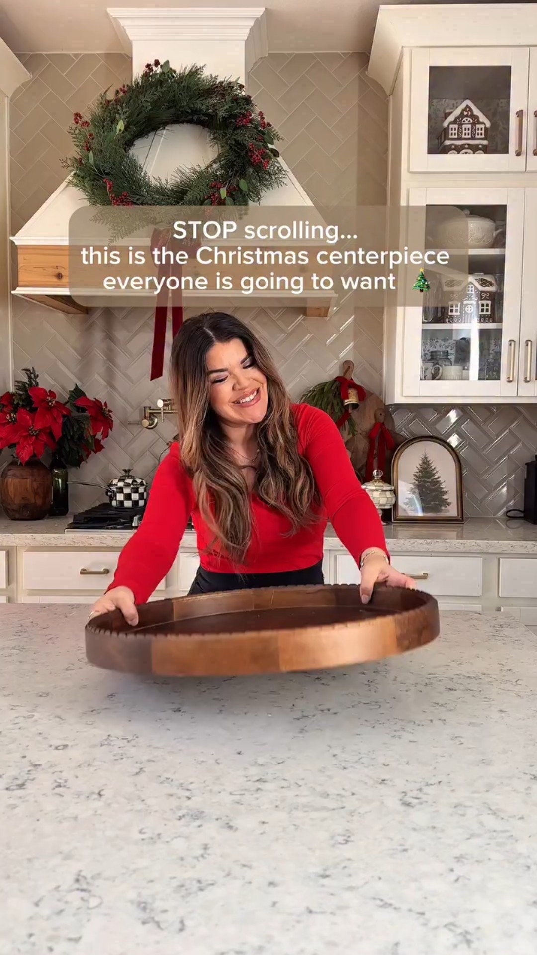 Comment Christmas for links 
This might be my favorite Christmas centerpiece I’ve ever put together… the mix of textures, sparkle, and nostalgia is just chef’s kiss 🎄✨

A few of these pieces are splurge-worthy, but once you see everything styled together… you’ll understand why 👀🔥
If you recreate it, tag me I LOVE seeing your versions!

✨ Save this for Christmas decorating inspo

#christmasdecor #kitchenislanddecor #christmascenterpiece #holidayhomedecor #christmasfinds #christmas2025