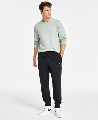 Nike Men's Club Fleece Knit Joggers - Macy's | Macy's