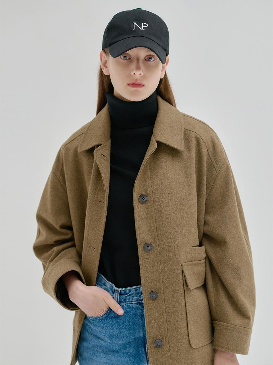 24FN wool field jacket [C / BR] | W Concept (US)