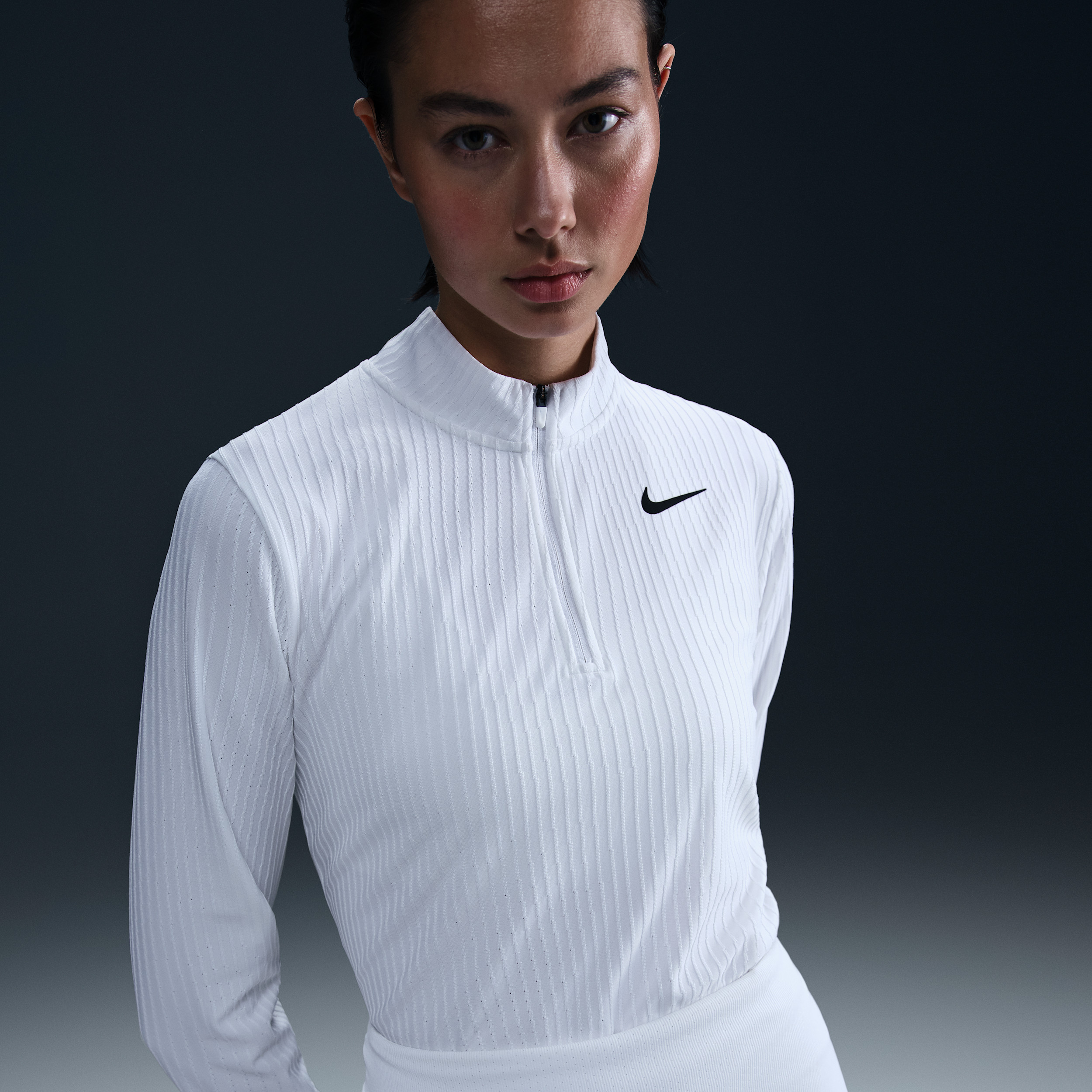 Nike Women's Tour Dri-FIT ADV 1/2-Zip Golf Top in White | HF6582-100 | Nike (US)
