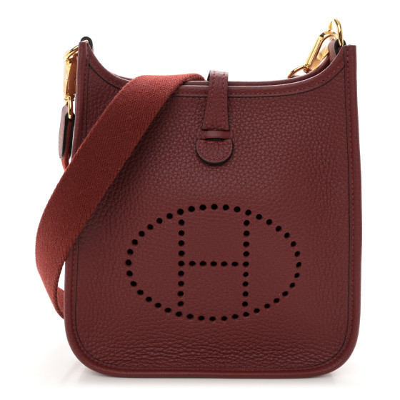 Taurillon Clemence Amazone Evelyne TPM Rouge H | FASHIONPHILE (US)