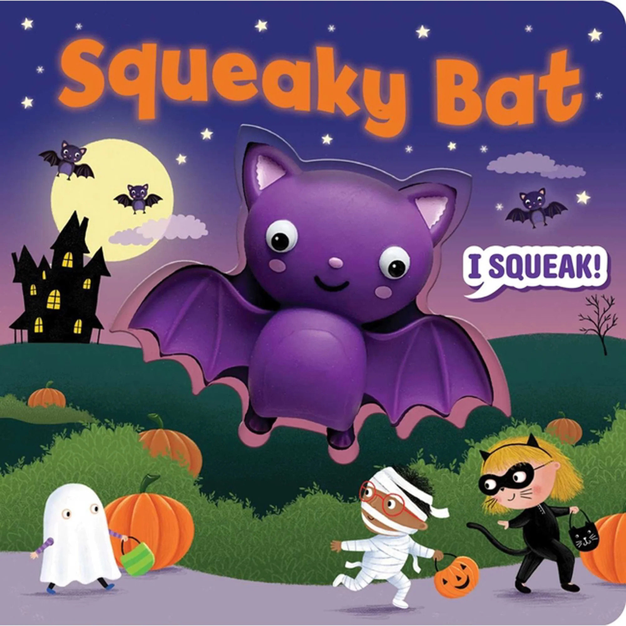 Squeeze & Squeak: Squeaky Bat (Board book) | Walmart (US)