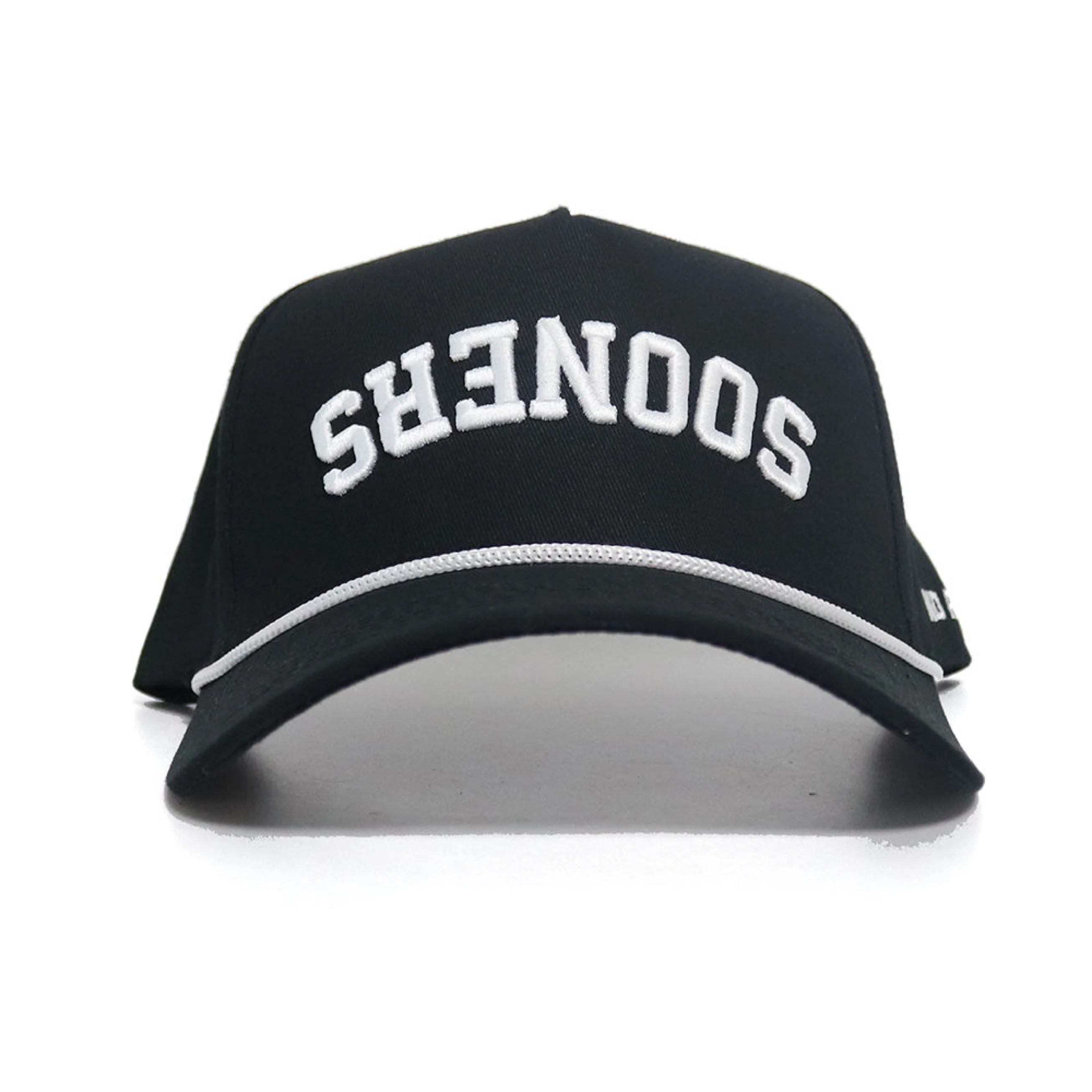 Upside Down SOONERS Hat - Blackout | No Rivals