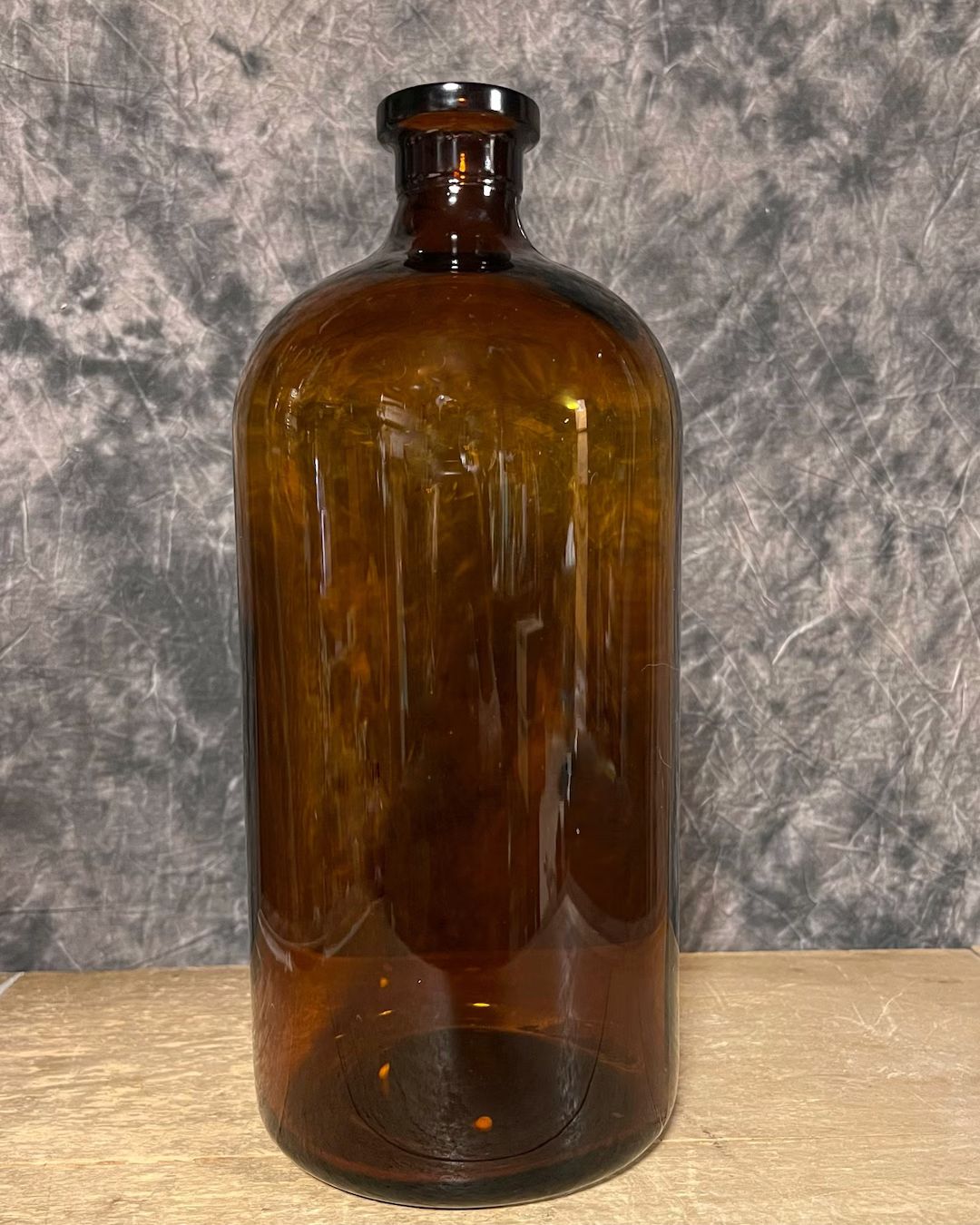 Vintage Large Brown Amber Apothecary Bottle Vintage Pharmacy - Etsy | Etsy (US)