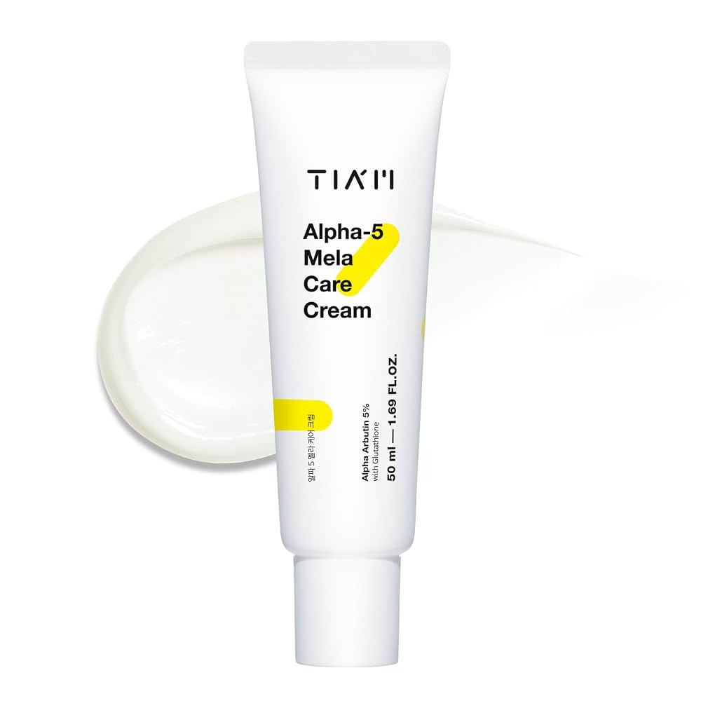 TIA'M Alpha-5 Mela Care Cream, 1.69 fl oz, 5% Alpha Arbutin Glow Enhancing Cream with Glutathione... | Amazon (US)