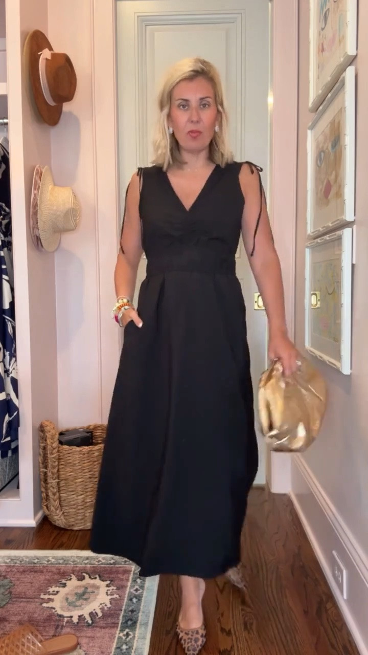 Best dress of the day!! Everyone needs a great black dress and this is a yes!  I’m in xs dress and 8 heel. 

*code Catherine20 at Allie + Bess

#LTKdayinmylife #LTKootd #LTKmomlife