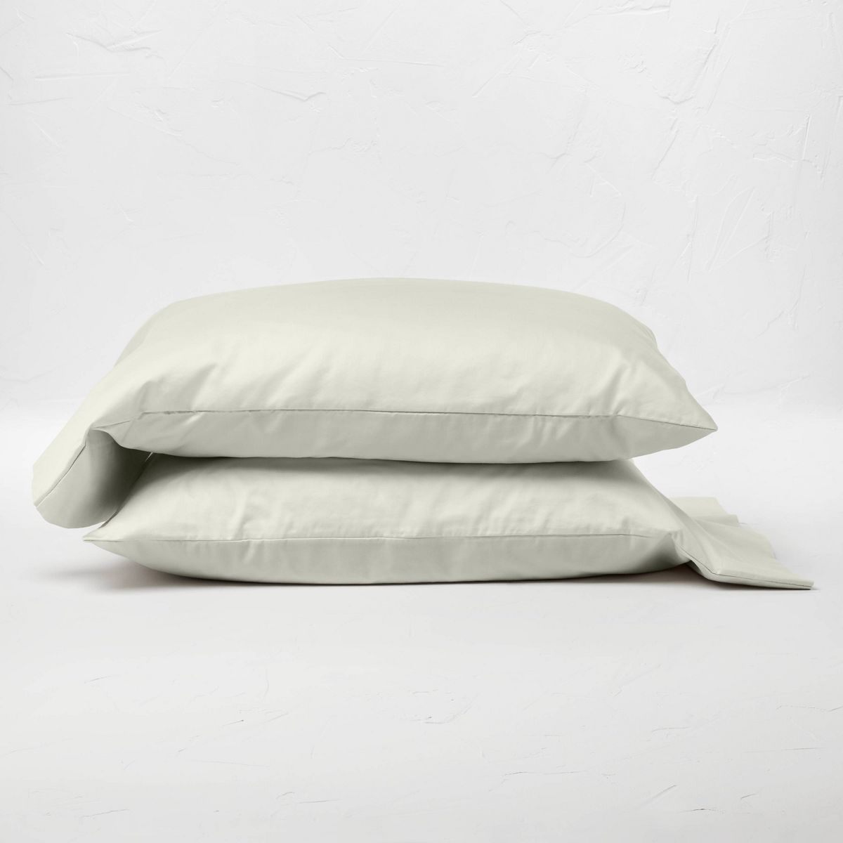 500 Thread Count Washed Supima Sateen Solid Pillowcase Set - Casaluna™ | Target