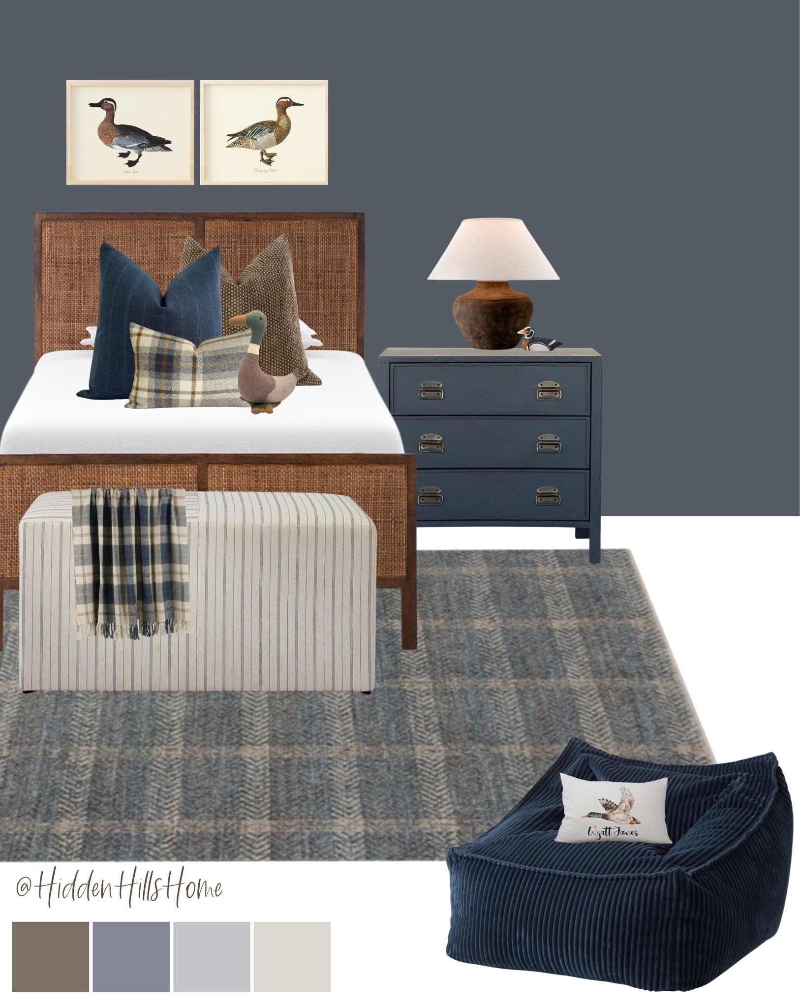 Duck themed boys bedroom decor, boys room decor mood board, navy blue and blue toddler boys room decor Inspo #boysroom #homedecor



#LTKKids #LTKSaleAlert #LTKHome