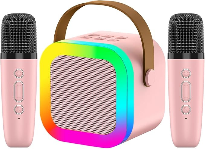 OUTUVAS Kids Karaoke Microphone Machine Toy, 4-12 Years Old Girls Christmas Birthday Gift for Gir... | Amazon (US)