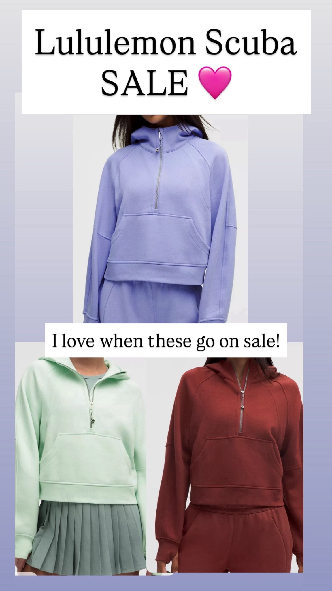 Lululemon Scuba Sale! 

#LTKSaleAlert