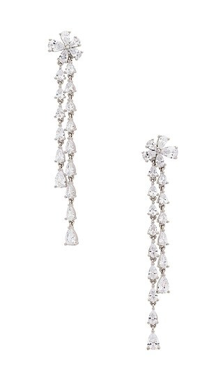 Allie Earring in Silver | Revolve Clothing (Global)