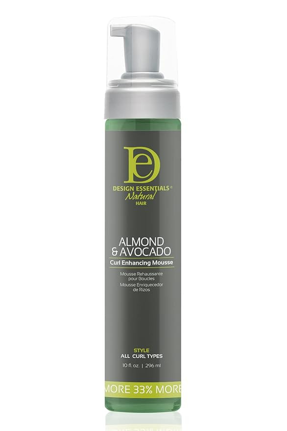Design Essentials Curl Enhancing Mousse, Almond and Avocado Collection,10 Ounce | Amazon (US)