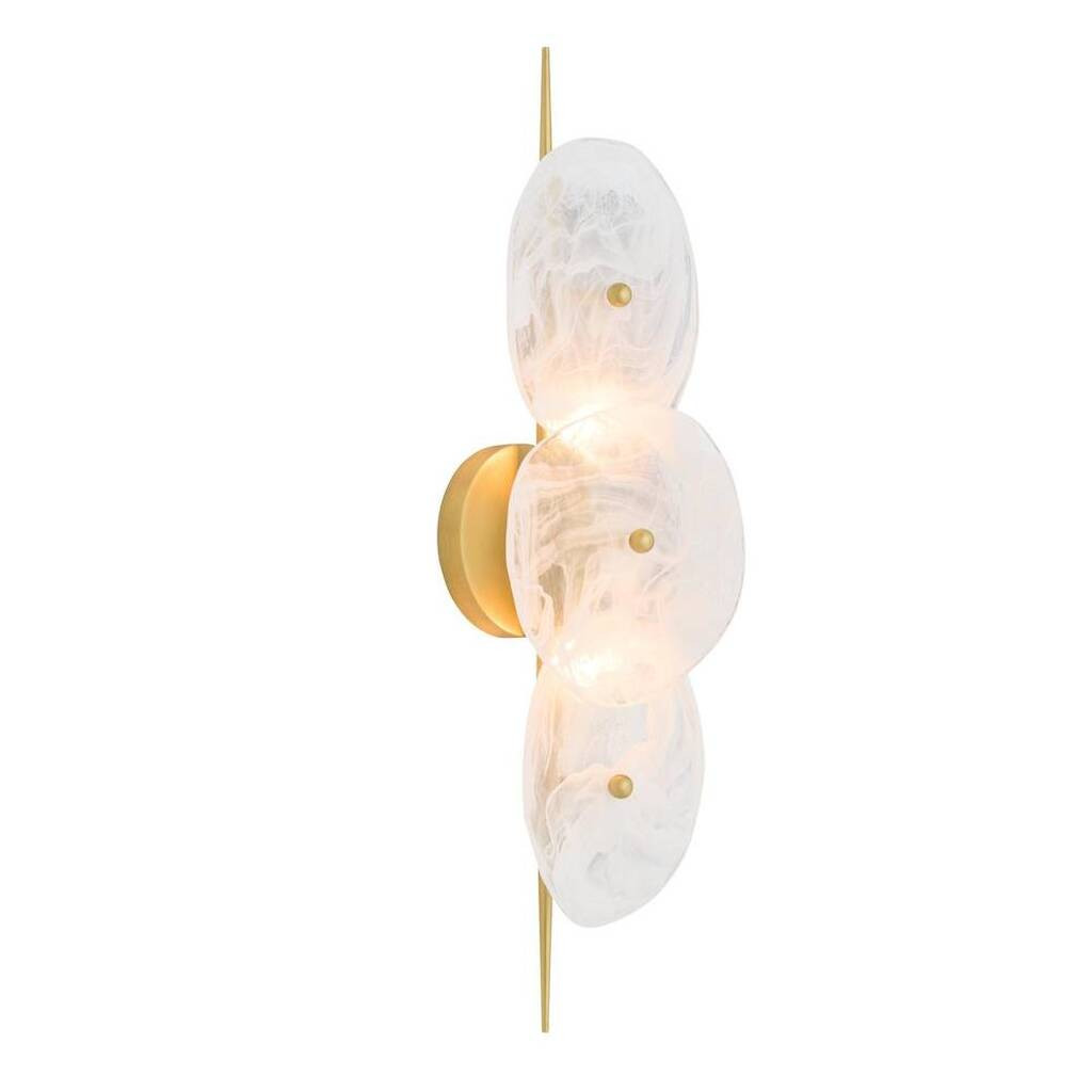 Kylie Sconce In White Glaze | 1stopbedrooms