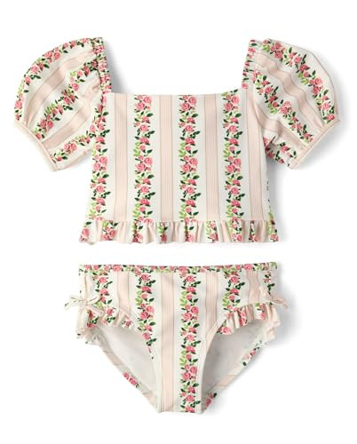 Amazon.com: Gymboree,Girls,and Toddler 2-Piece Bikini Swimset,Floral Puff,8 : Clothing, Shoes & J... | Amazon (US)