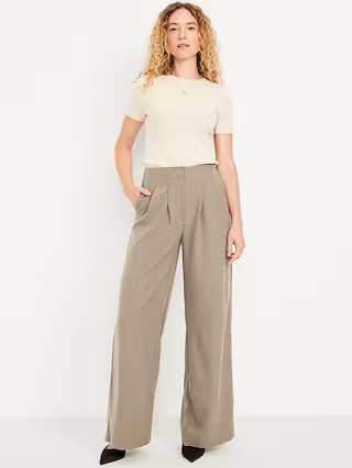 Extra High-Waisted Super Wide-Leg Pants | Old Navy (US)