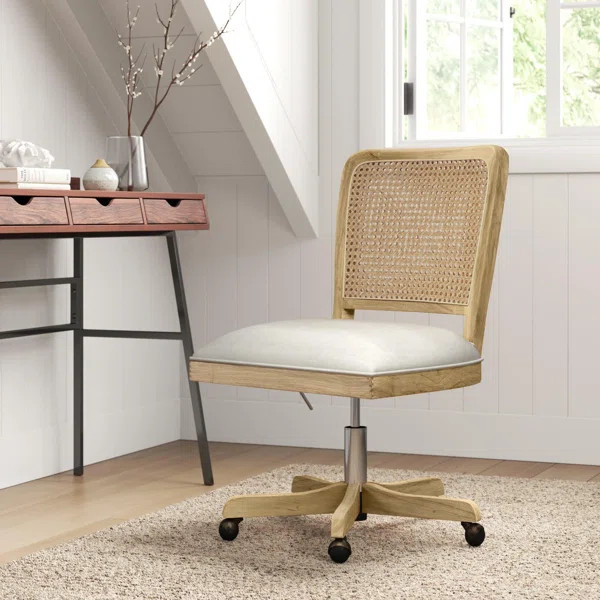 Crisolina Task Chair with Rattan Back | Wayfair Professional