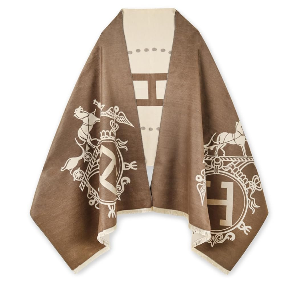 EXTREE Scarfs for Women Pashmina Silky Shawl Wrap for Evening Dressing Blanket Open Front Poncho ... | Amazon (US)