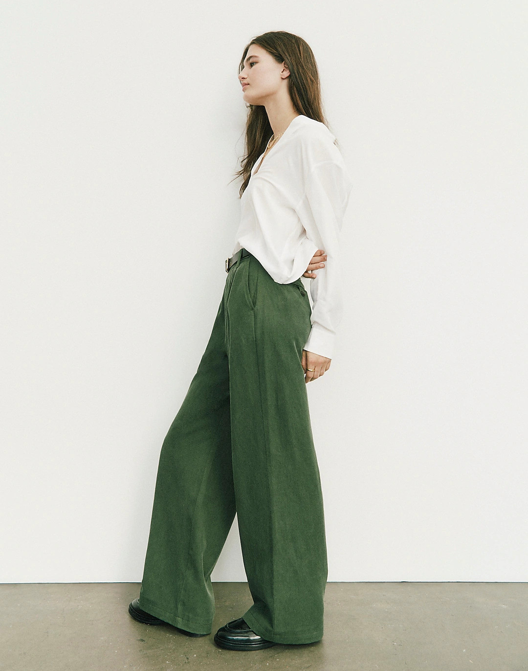 The Petite Harlow Wide-Leg Pant | Madewell